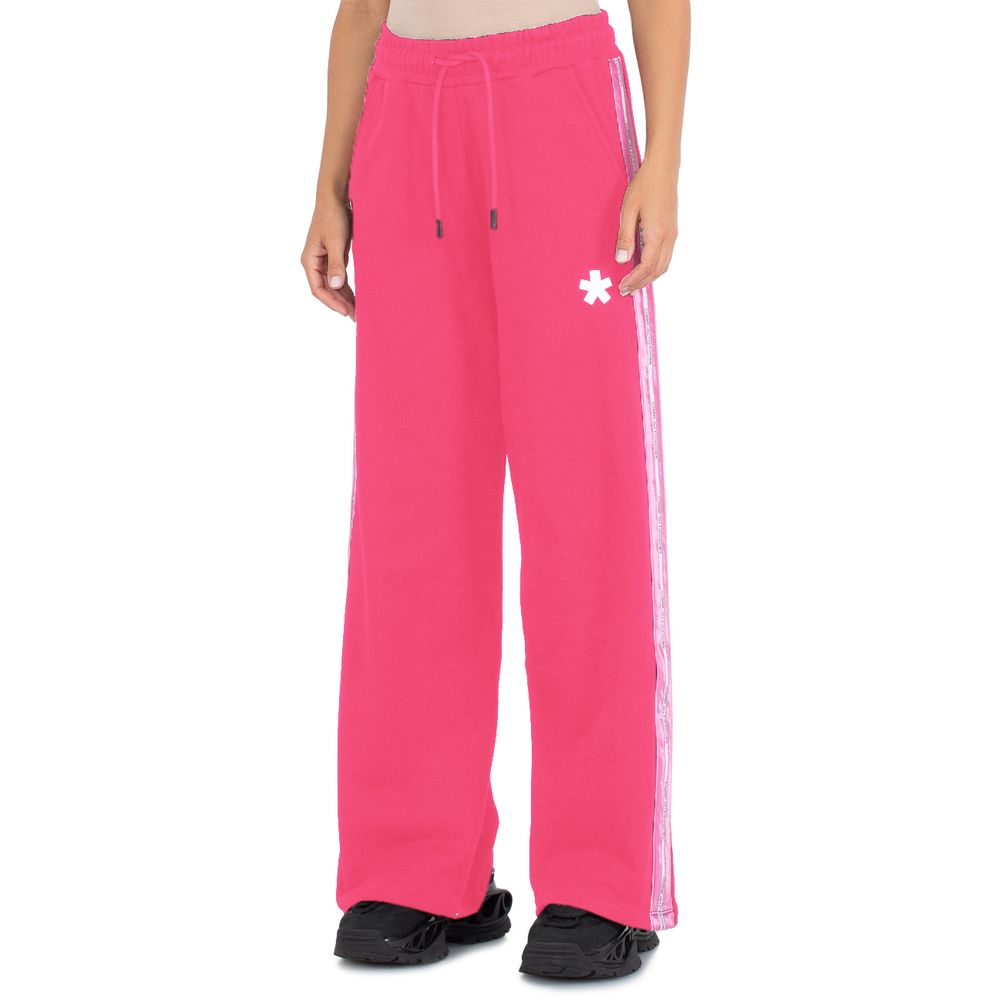 Comme Des Fuckdown Pink Cotton Women Palazzo Pants