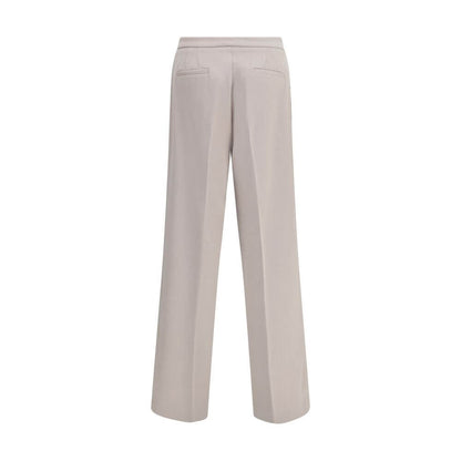 Cruna Beige Polyester Casual Pants