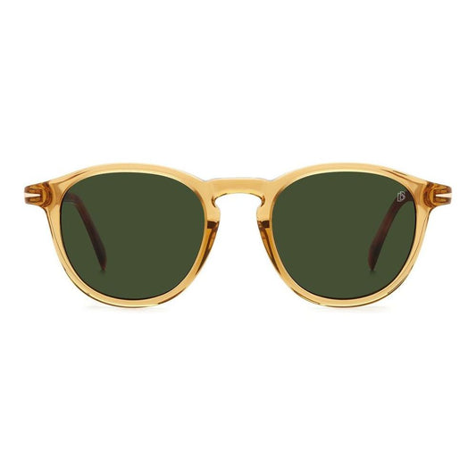 Gent's acetate sunglasses DAVID BECKHAM MOD. DB 1114_S with green lenses, elegant design.