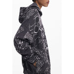 Desigual Black Cotton Women Hoodie
