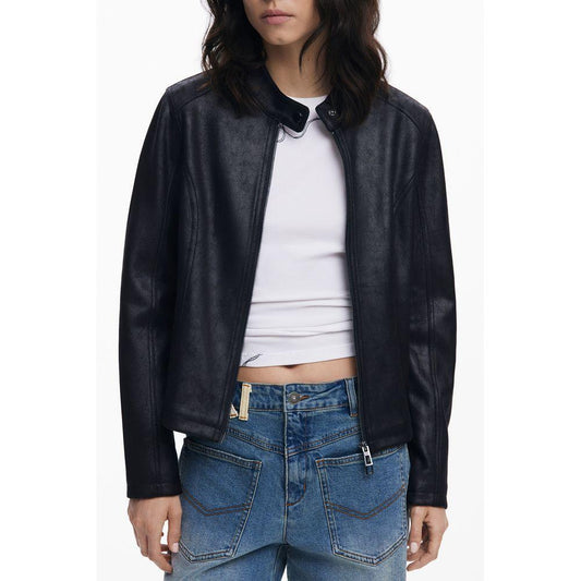 Desigual Black Polyester Women Jacket DE-39766-XS