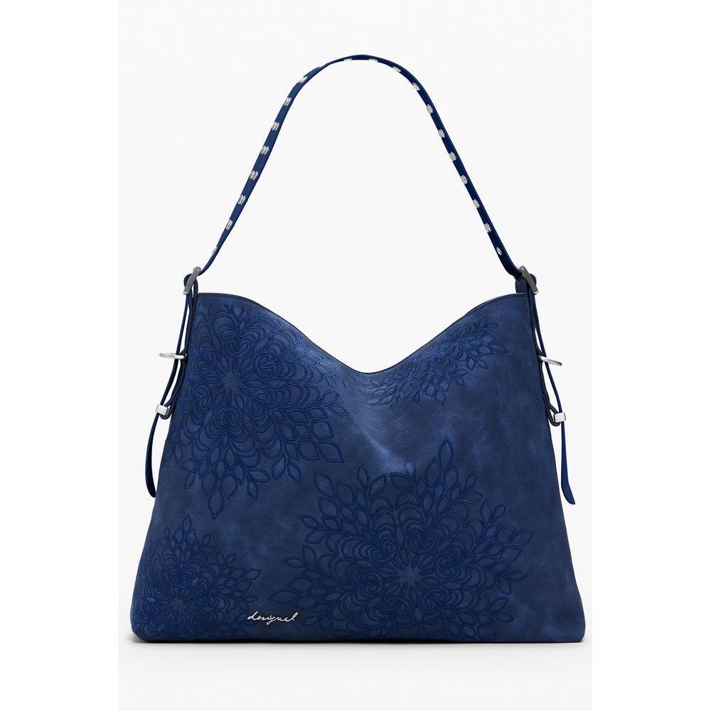 Front view with bag zipped and handles upright.