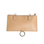 Dolce & Gabbana Beige Calfskin Leather Large Crossbody Card Holder Wallet SMY11212
