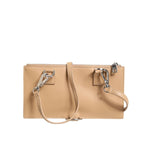 Dolce & Gabbana Beige Calfskin Leather Large Crossbody Card Holder Wallet SMY11212