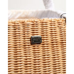 Dolce & Gabbana Beige Fiber Vegetable Basket Handbag Tote Bag