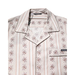 Dolce & Gabbana Beige Floral Print Cotton Men Pajama Set Sleepwear