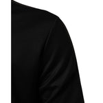 Dolce & Gabbana Black Cotton Logo Full Zip Men Bomber Jacket sleeve detail with pulled thread on black fabric