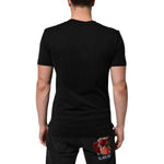 Dolce & Gabbana Black Cotton Velvet Logo Print Men T-shirt