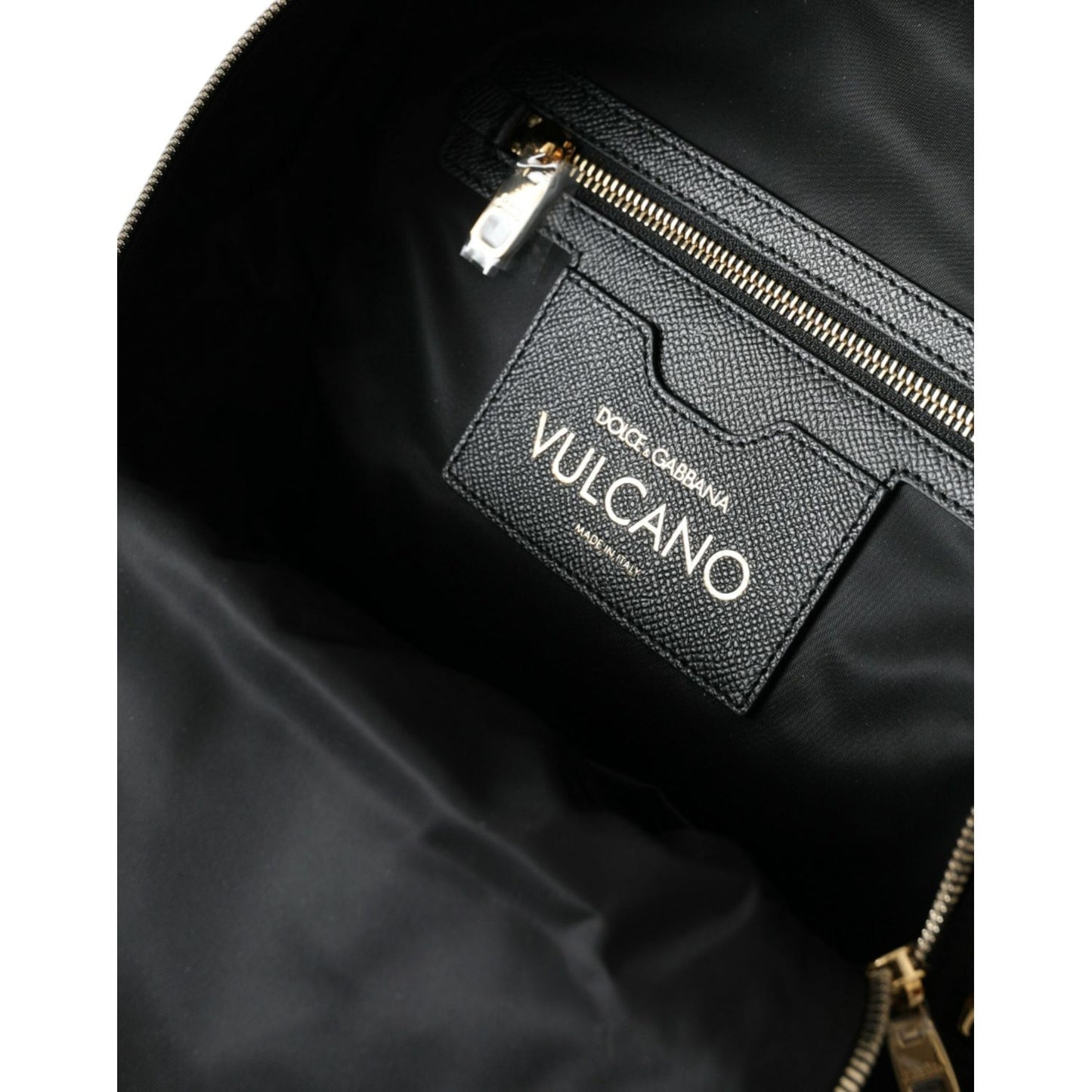 Dolce & Gabbana Black #DGFAMILY Embellished Backpack VULCANO Bag