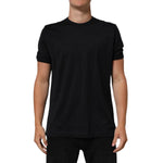 Dolce & Gabbana Black Goodluck 2018 Cotton Crew Neck T-shirt