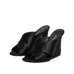 Dolce & Gabbana Black Keira Baroque High Heel Sandals Shoes