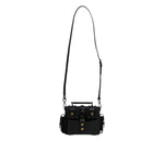 Dolce & Gabbana Black Leather Crossbody Top Handle Bag