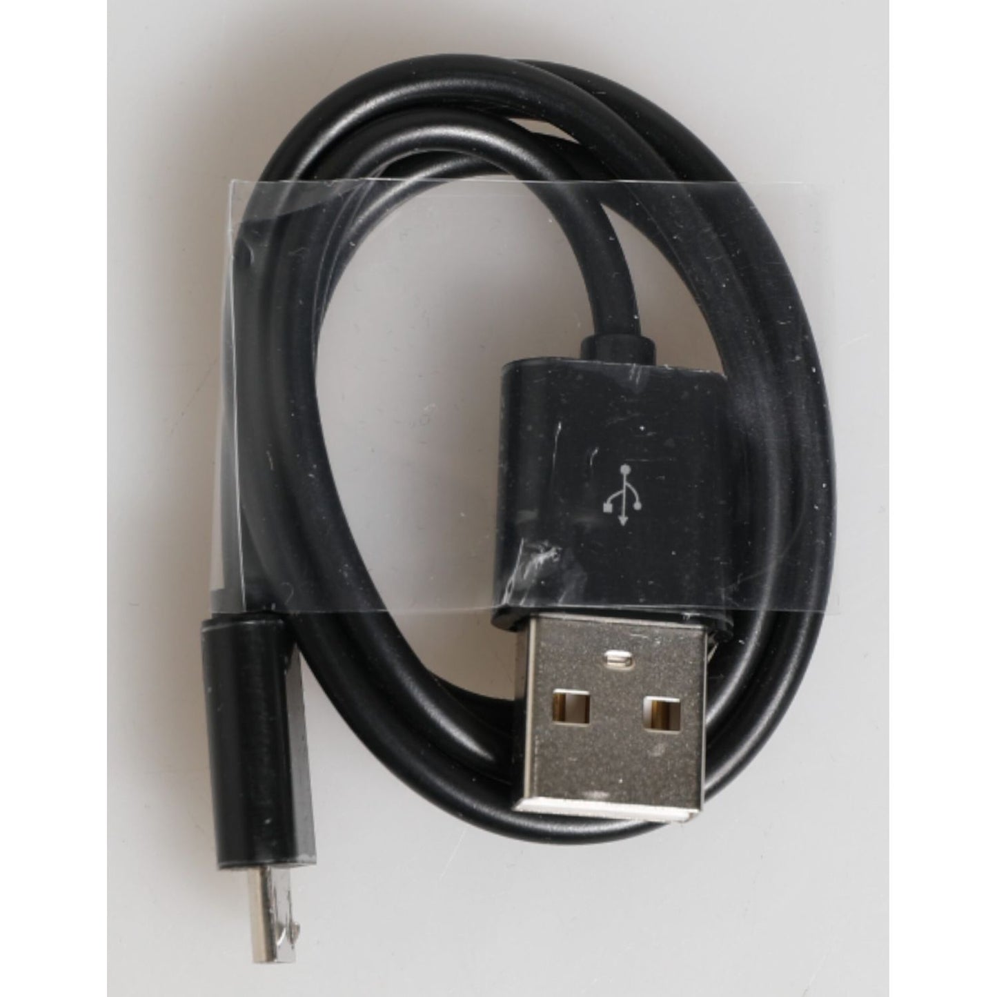 Black USB charging cable for Dolce & Gabbana Black Leather Embossed Skin 3000mAh Power Bank Charger USB