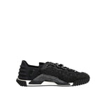 Dolce & Gabbana Black Logo Lace Low Top NS1 Sneaker Shoes