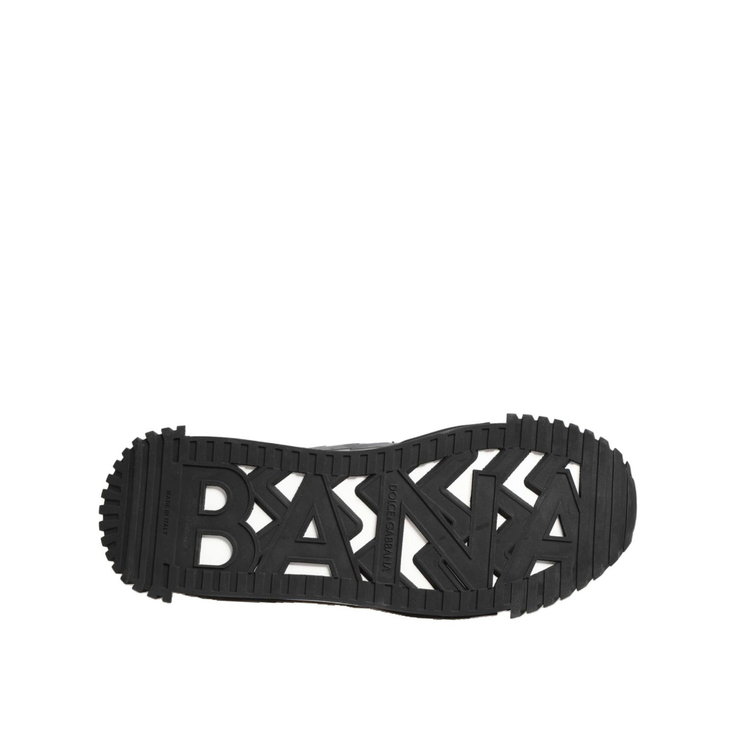 Dolce & Gabbana Black Logo Lace Low Top NS1 Sneaker Shoes
