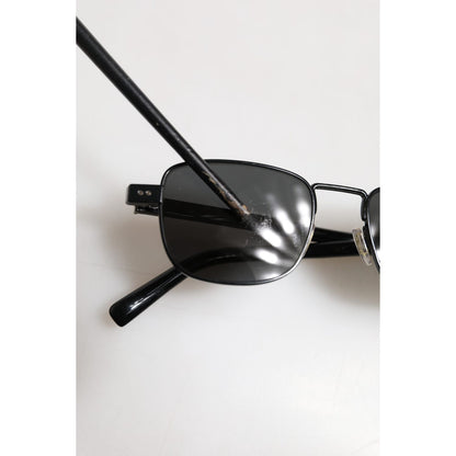 Dolce & Gabbana Black Metal Frame Square Lenses DG2222 Eyewear Sunglasses