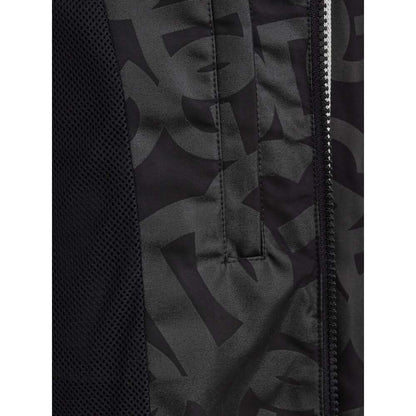 Dolce & Gabbana Black Polyester Shell Jacket