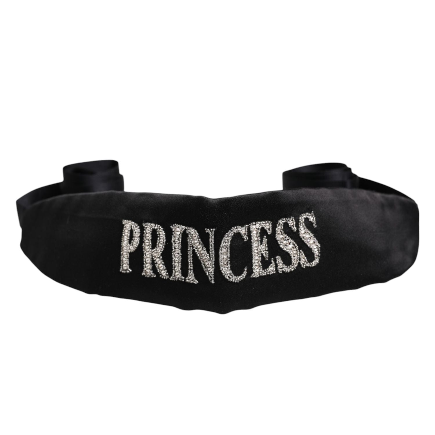 Dolce & Gabbana Black Princess Fantasy Braided Waist Belt