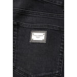 Dolce & Gabbana Black Washed Cotton Skinny Denim Jeans