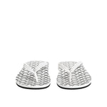 Dolce & Gabbana Black White Logo Beachwear Flats Slipper Shoes, 100% calf leather, Italian craftsmanship