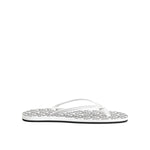 Dolce & Gabbana Black White Logo Beachwear Flats Slipper Shoes, luxurious calf leather, featuring exclusive craftsmanship, made in Italy.