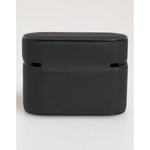 Dolce & Gabbana Black Yellow Rubber Logo Embossed Accessory Airpods Case with embossed DG logo, stylish and protective.