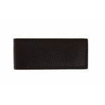 Dolce & Gabbana Brown Leather Magnet Mens Money Cash Clip