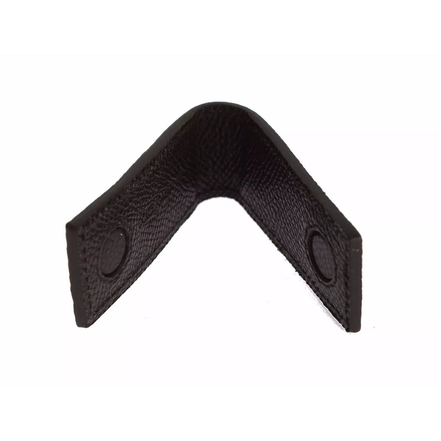 Dolce & Gabbana Brown Leather Magnet Mens Money Cash Clip