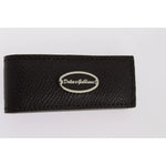 Dolce & Gabbana Brown Leather Magnet Mens Money Cash Clip
