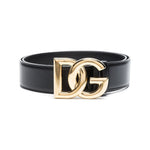 Dolce & Gabbana DG Logo leather belt Belts