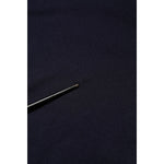 Dolce & Gabbana Dark Blue Silk Crew Neck Short Sleeves T-shirt