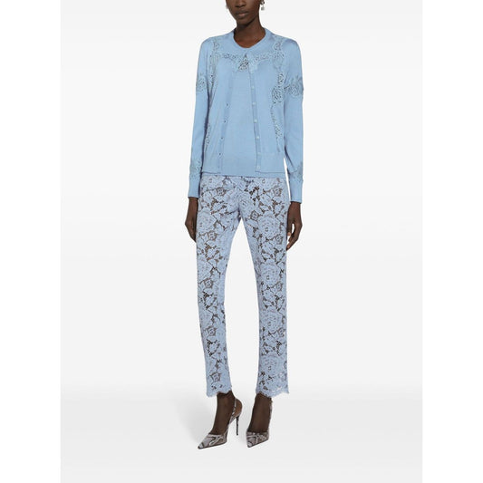 Dolce & Gabbana Embroidered Lace Trousers Trousers