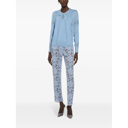 Dolce & Gabbana Embroidered Lace Trousers Trousers