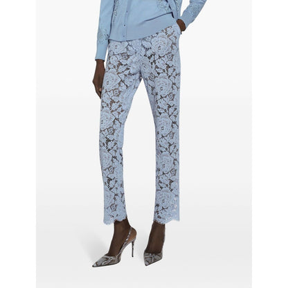 Dolce & Gabbana Embroidered Lace Trousers Trousers