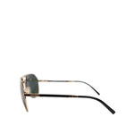 Dolce & Gabbana Gold DG2106K Pilot Frame Tinted Lens Polarized Sunglasses