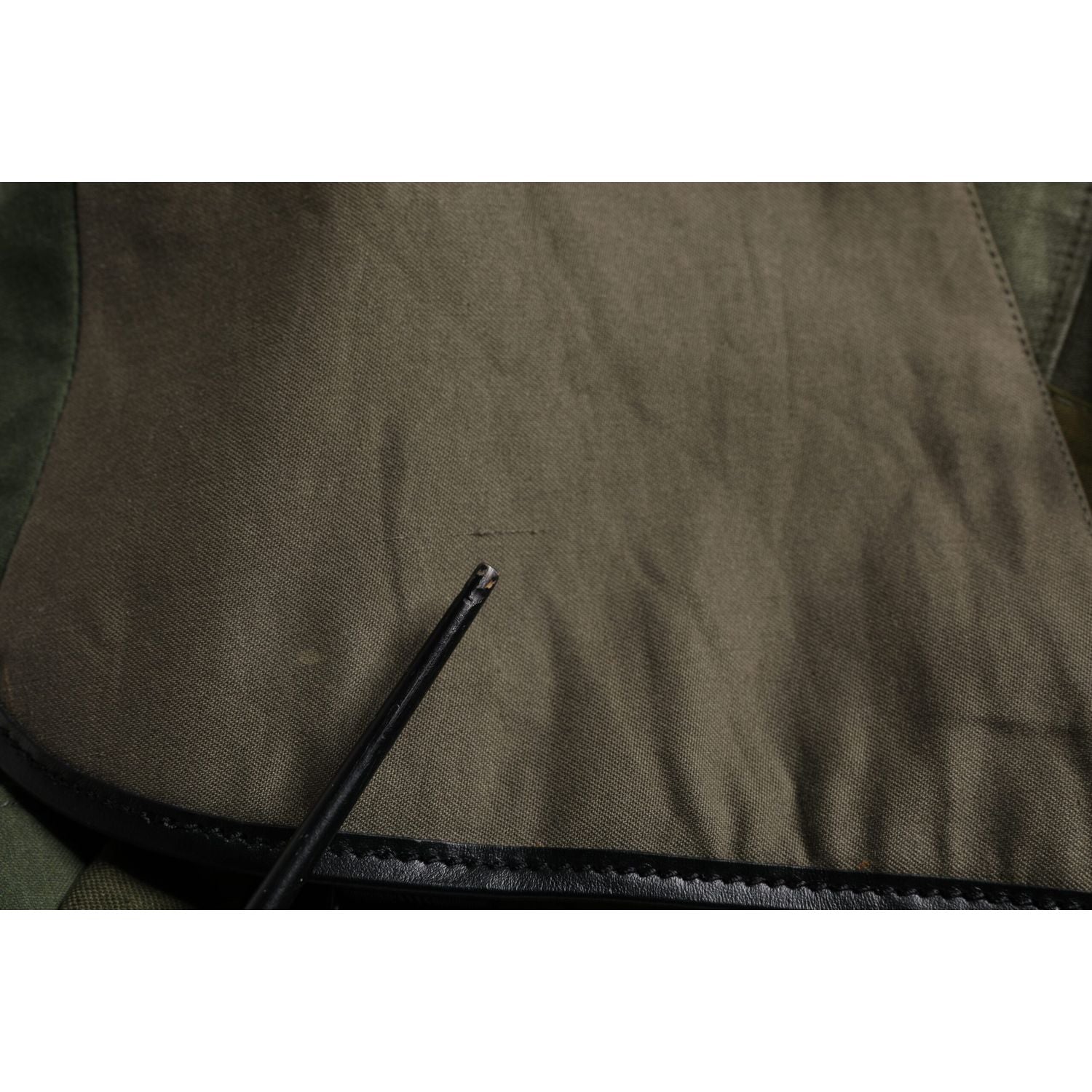 Dolce & Gabbana Military Green Patchwork Travel Backpack Bag