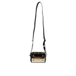 Dolce & Gabbana Multicolor Leopard Jacquard DG Logo Crossbody Bag with gold-tone hardware and detachable black strap