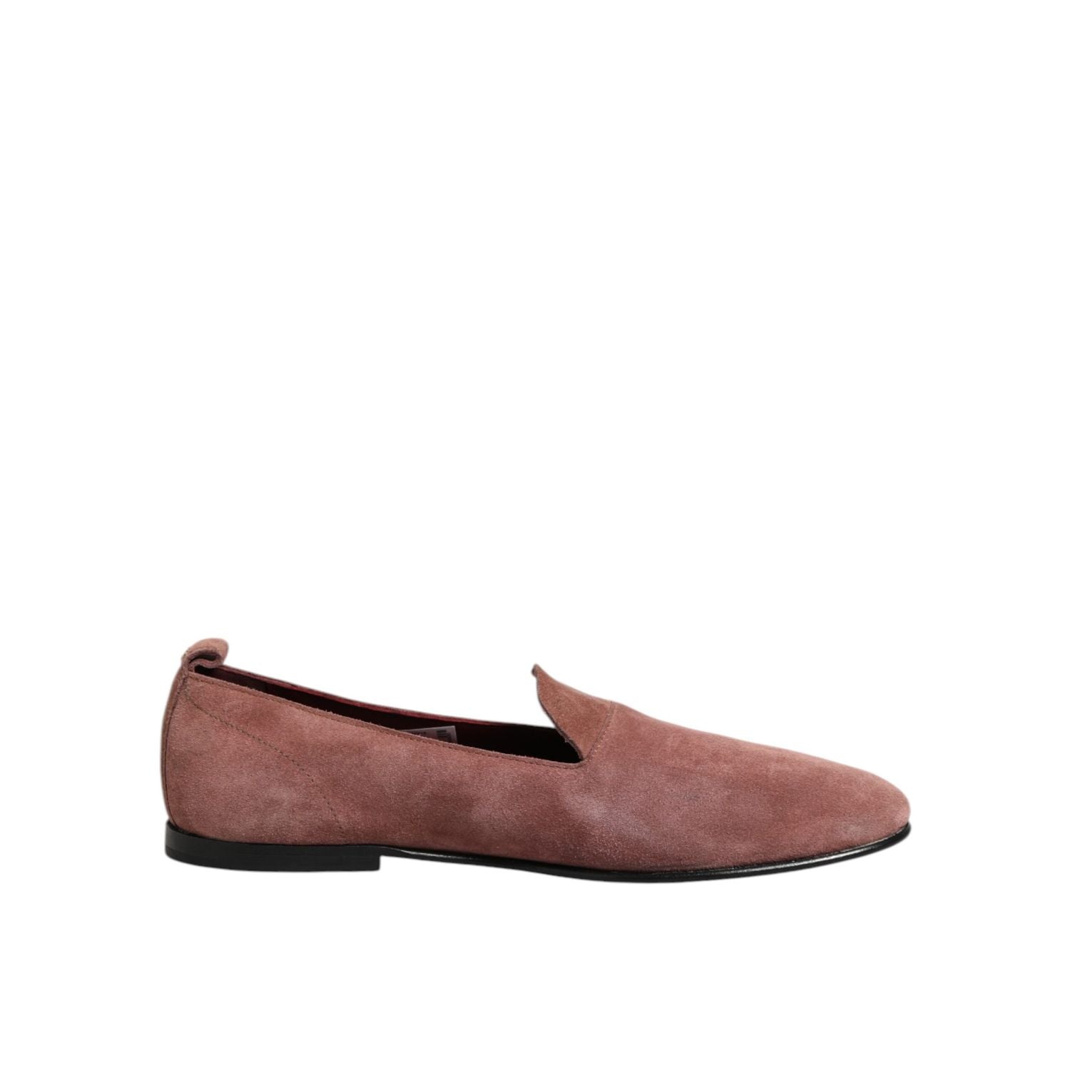 Dolce & Gabbana Pink Suede Loafers Formal Men Dress Shoes