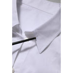 Dolce & Gabbana White Cotton Collared Long Sleeves Top Shirt TSH90567-40