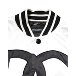 Dolce & Gabbana White DG Logo Polyester Jersey Bomber Jacket JKT4135-50