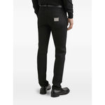 Dolce & Gabbana five pockets logo plaque Denim cotton jeans Jeans