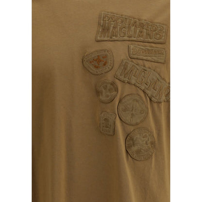 Dsquared² Brown Cotton T-Shirt