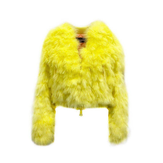 Dsquared² Yellow Feather Bomber