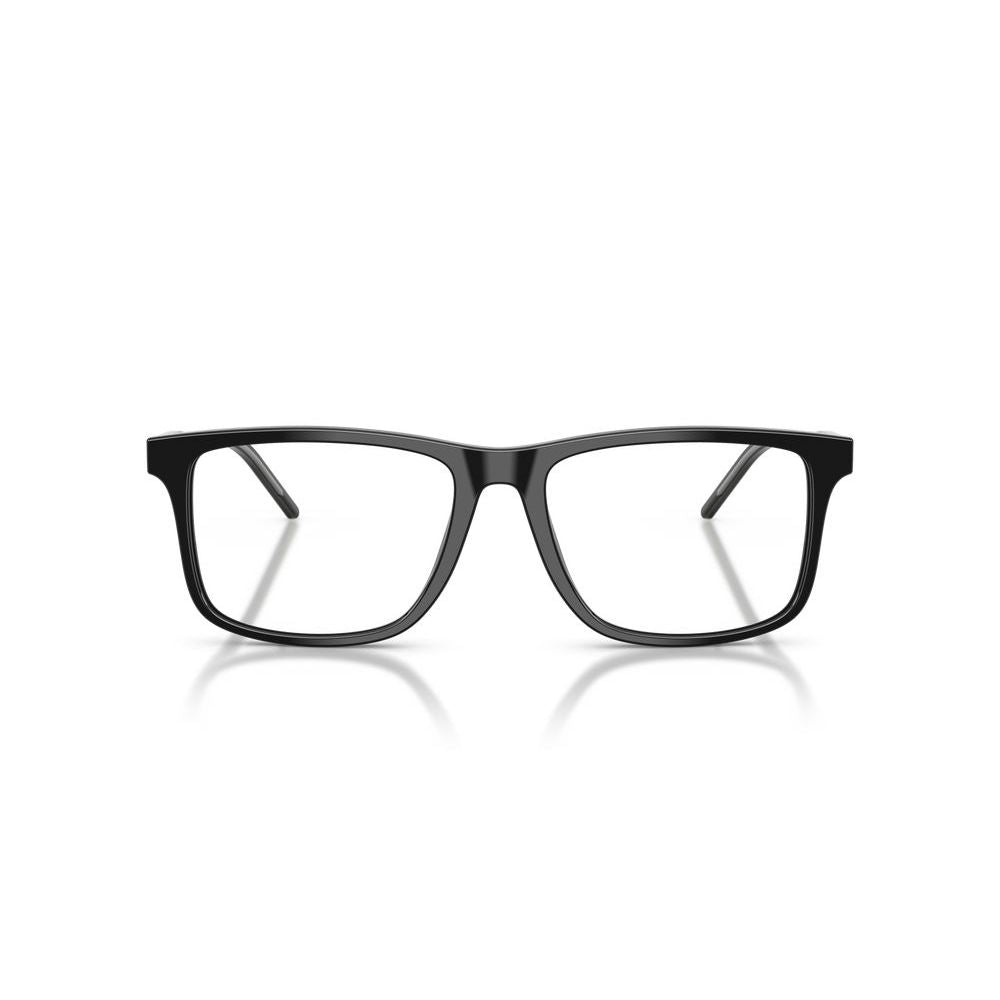EMPORIO ARMANI MOD. EA 3257 men's acetate eyeglasses, front view, black frame, stylish design for gents