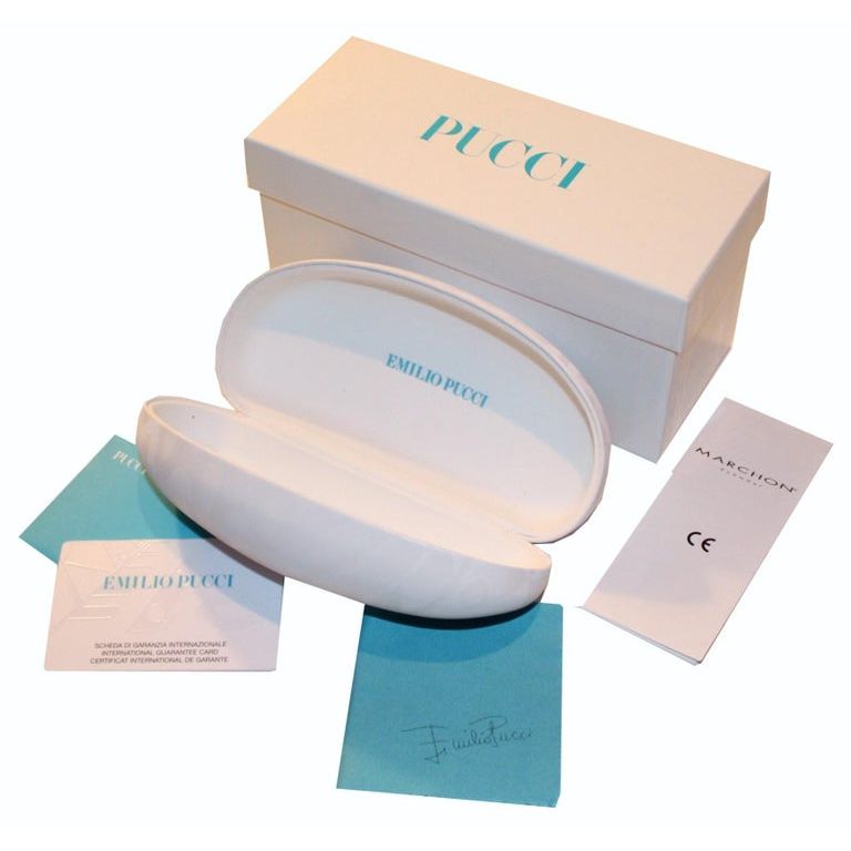 EMILIO PUCCI SUNGLASSES Mod. EP0054 44Z 51 20 140 official packaging and box for lady's acetate sunglasses.