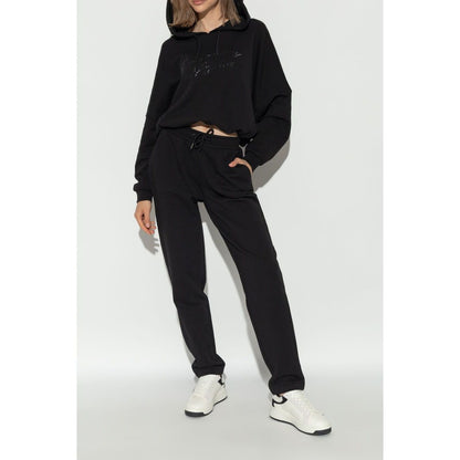 EMPORIO ARMANI EXCLUSIVE Emporio Armani Leather sneakers with suede details and eagle plaque