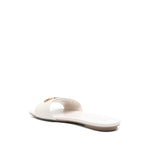 EMPORIO ARMANI EXCLUSIVE Emporio Armani Nappa-leather sandals with eagle plate Sandals