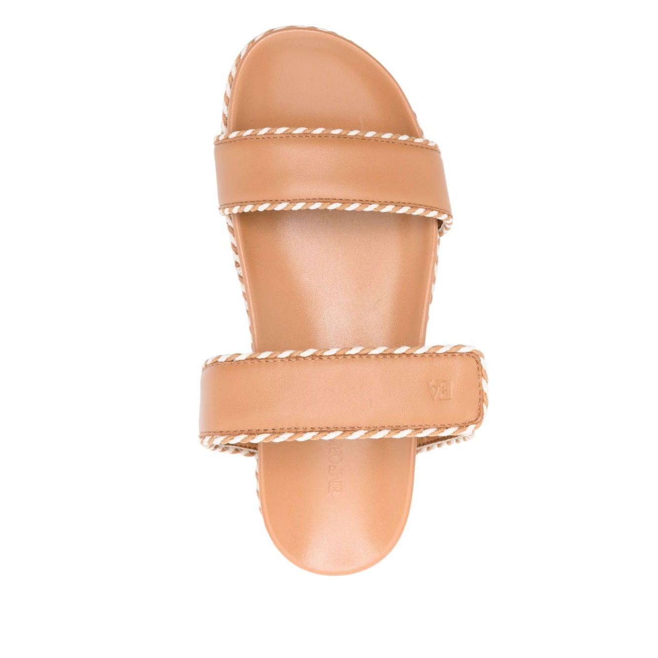 EMPORIO ARMANI EXCLUSIVE Emporio Armani Sandals with nappa strap and two-tone profiles