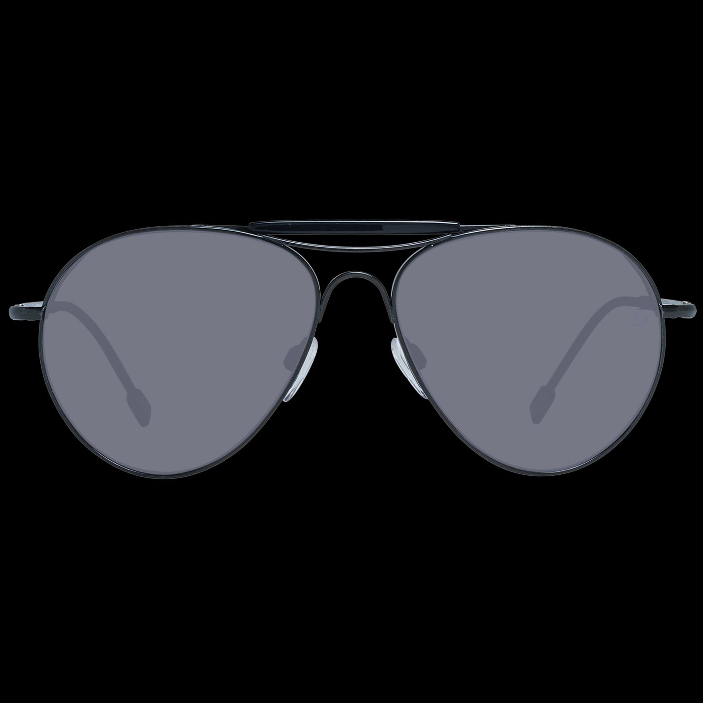 Gent's sunglasses - ERMENEGILDO ZEGNA MOD. ZC0020 02A57 with stylish aviator design and dark lenses.