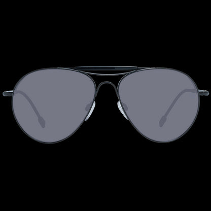 Gent's sunglasses - ERMENEGILDO ZEGNA MOD. ZC0020 02A57 with stylish aviator design and dark lenses.